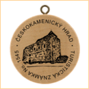 Obrázek č. 1, Turistické známky, No. 1545 - Českokamenický hrad