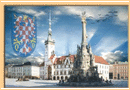 Obrázek č. 1, Výletky, No. 18 - Olomouc - radnice, sloup Nejsvětjší trojice