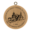 Obrázek č. 1, Turistické známky, No. 1395 - Kryštofovo Údolí - kostel sv. Kryštofa