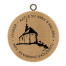 Obrázek č. 1, Turistické známky, No. 1498 - Vyskeř kaple sv. Anny s kalvárií