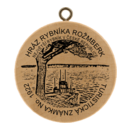 Obrázek č. 1, Turistické známky, No. 1922 - Hráz rybníka Rožmberk