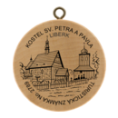 Obrázek č. 1, Turistické známky, No. 2789 - Liberk - dřevěný kostel sv. Petra a Pavla