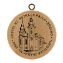 Obrázek č. 1, Turistické známky, No. 2862 - Kostel sv. Petra a Pavla - Březno