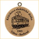 Obrázek č. 2, Suvenýry, No. 158 - Křižíkova elektrická dráha Tábor, Křižíkovo nádraží
