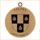 Obrázek č. 2, Suvenýry, No. 201 - Kostel Svatého Mikuláše, Obec Veliny, Kostely Čech, Moravy a Slezska
