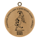 Obrázek č. 1, Suvenýry, No. 1067 - Památník Josefa Lady a jeho dcery Aleny - Hrusice - kozel Bobeš