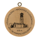 Obrázek č. 1, Turistické známky, No. 1295 - Víťova vyhlídka - Náčkovice u Lovečkovic