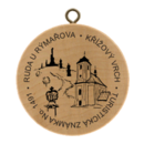 Obrázek č. 1, Turistické známky, No. 1491 - Ruda u Rýmařova, Křížový vrch