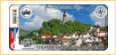 Obrázek č. 1, Nálepky, No. 230 - Štramberk - panorama města