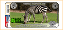 Obrázek č. 1, Nálepky, No. 1848 - Zoopark Dvorec u Borovan - zebra
