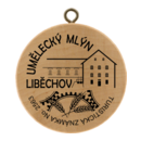 Obrázek č. 1, Turistické známky, No. 2563 - Umělecký mlýn Liběchov