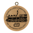 Obrázek č. 1, Turistické známky, No. 355 - ČD Muzeum Lužná u Rakovníka