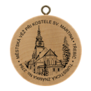 Obrázek č. 1, Turistické známky, No. 2784 - Městská věž při kostele sv. Martina, Třebíč