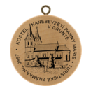 Obrázek č. 1, Turistické známky, No. 2897 - Kostel Nanebevzetí Panny Marie v Gruntě