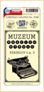Obrázek č. 1, Nálepky, No. 2940 - Muzeum psacích strojů, Kraselov